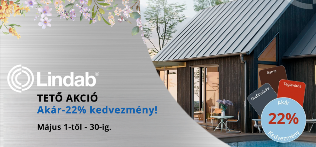 Lindab Komplett tető akció